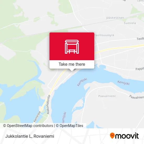 Jukkolantie West map