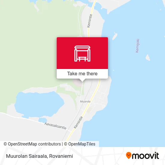 Muurola Hospital map