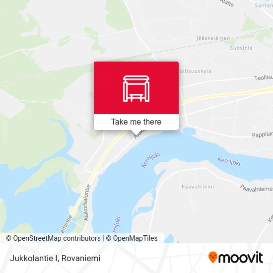 Jukkolantie East map