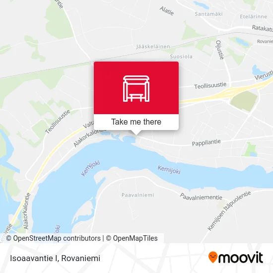 Isoaavantie East map