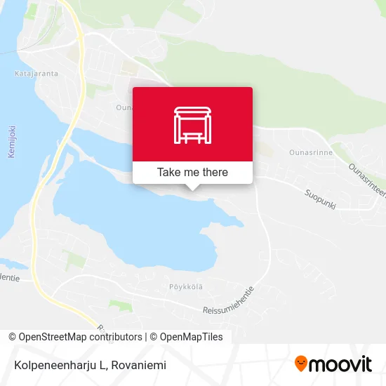 Kolpeneenharju West map