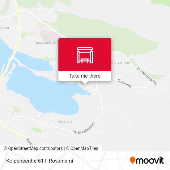 Kolpeneentie 61 East map