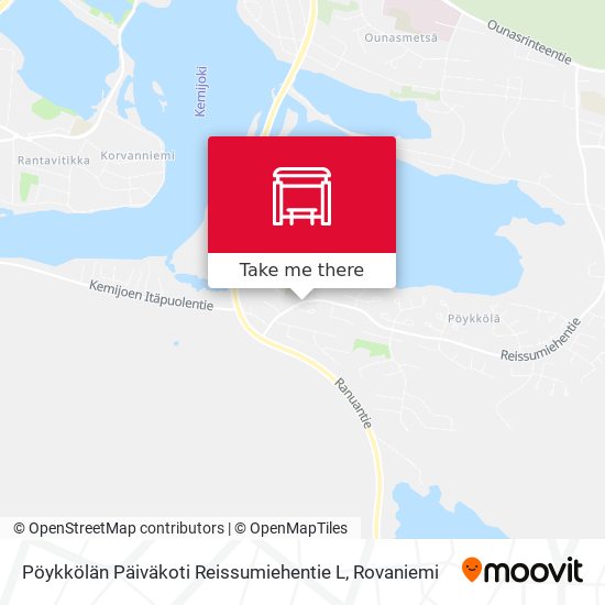 Pöykkölän Päiväkoti Reissumiehentie L map