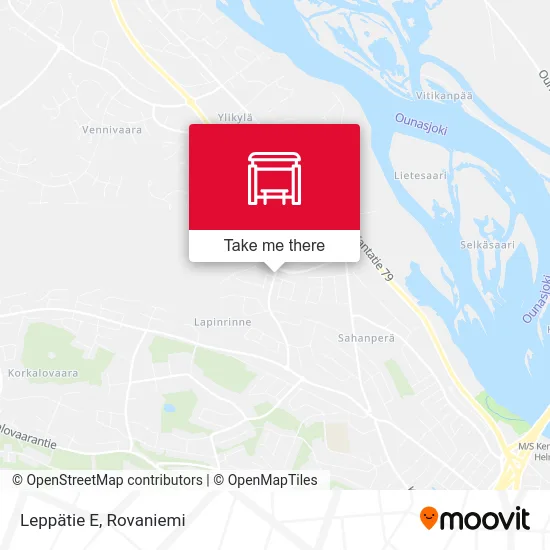 Leppätie South map