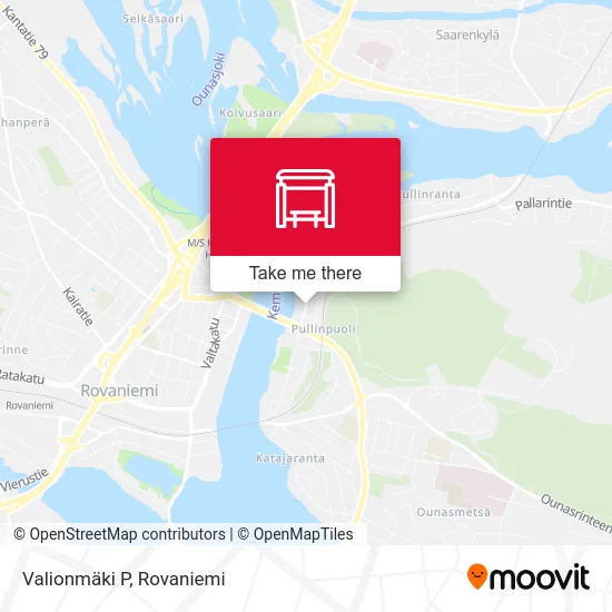 Valionmäki North map