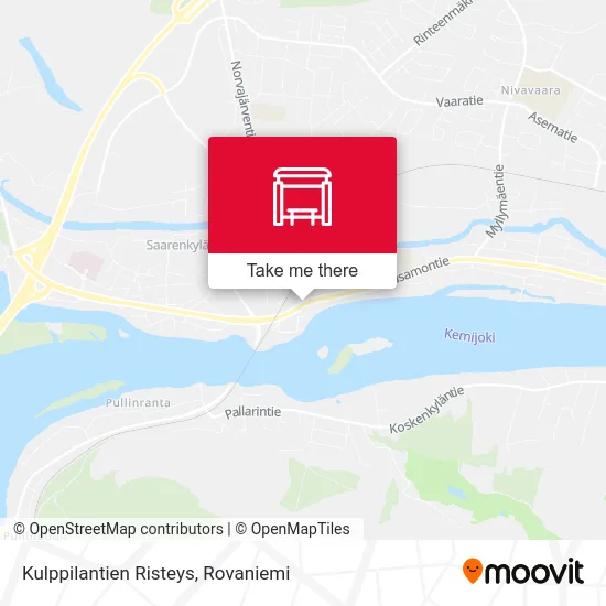 Kulppilantien Risteys map