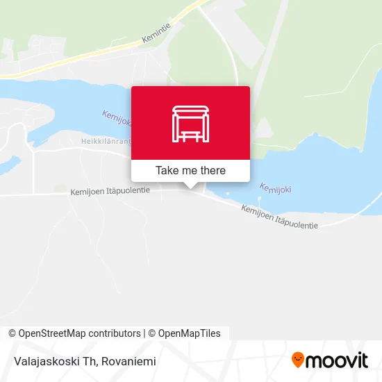 Valajaskoski Junction map