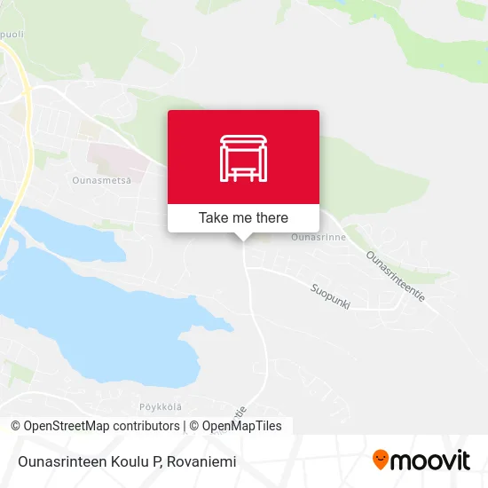 Ounasrinne School North map