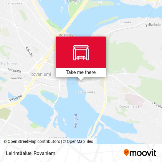 Leirintäalue map