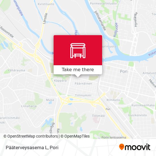 How to get to Pääterveysasema L in Pori by Bus?