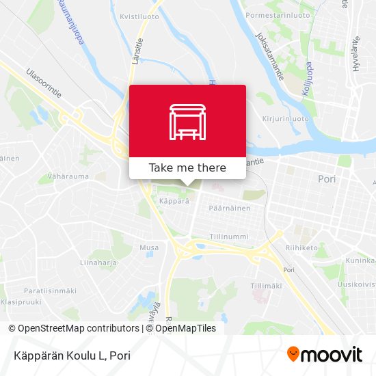 How to get to Käppärän Koulu L in Pori by Bus?