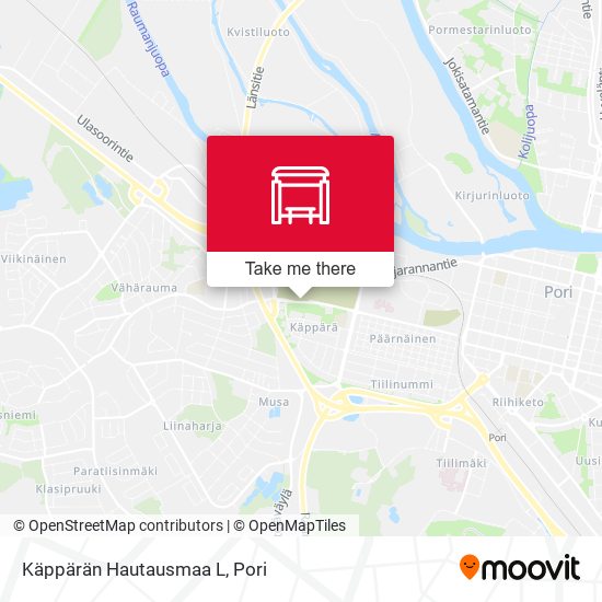 Käppärän Hautausmaa L map