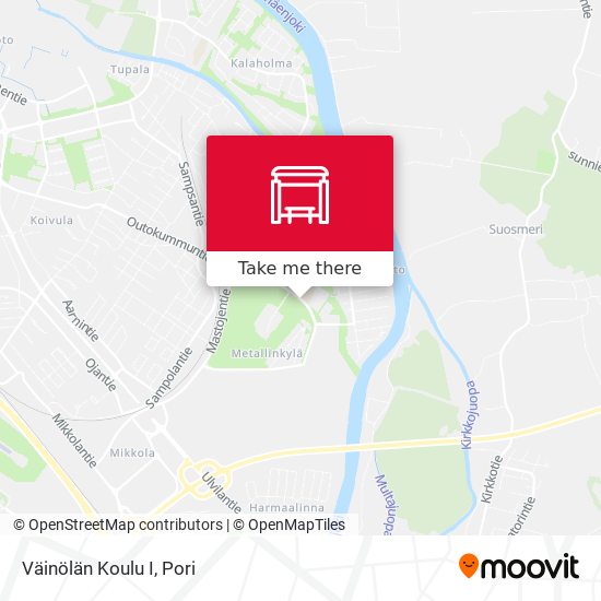 Väinölän Koulu I map