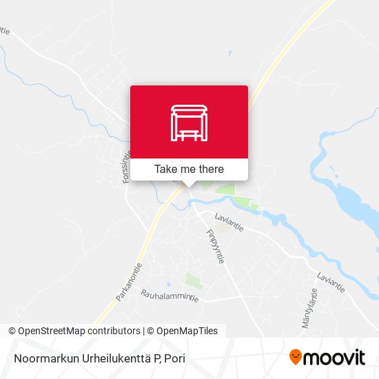 Noormarkun Urheilukenttä P map