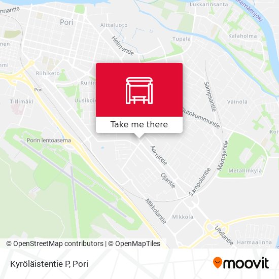 Kyröläistentie P map