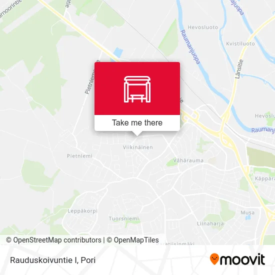 Rauduskoivuntie West map