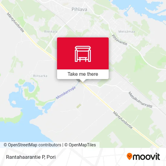 Rantahaarantie North map