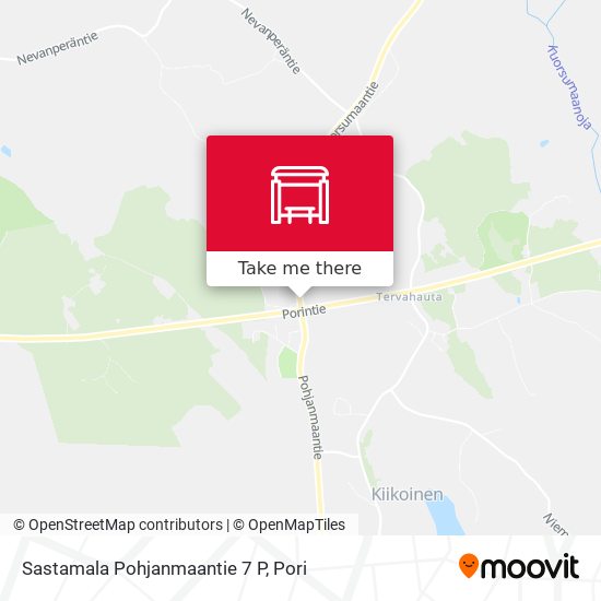 Sastamala Pohjanmaantie 7 P map