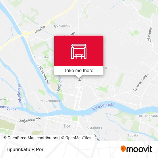 Tipurinkatu P map