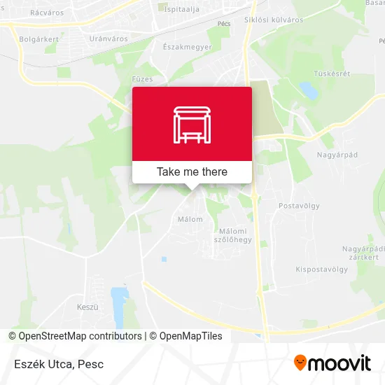 Eszék Utca map
