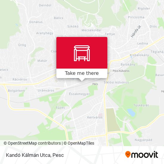 Kandó Kálmán Utca map
