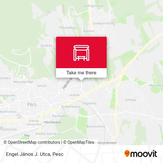 Engel János J. Utca map