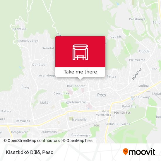 Kisszkókó Dűlő map
