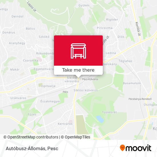 Autóbusz-Állomás map