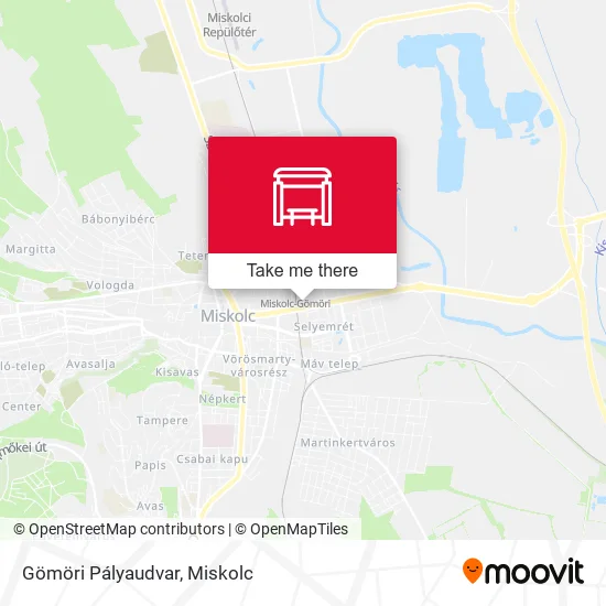 Gömöri Pályaudvar map