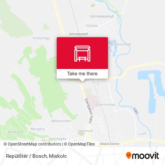 Repülőtér / Bosch map