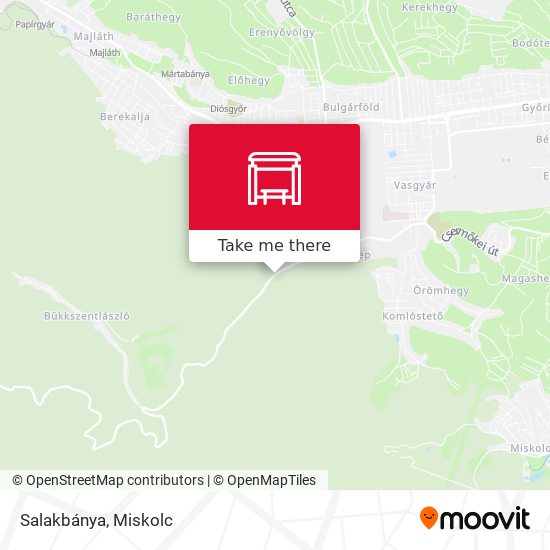 Salakbánya map