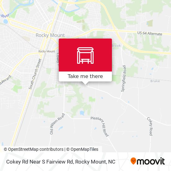 Cokey Rd Near S Fairview Rd map