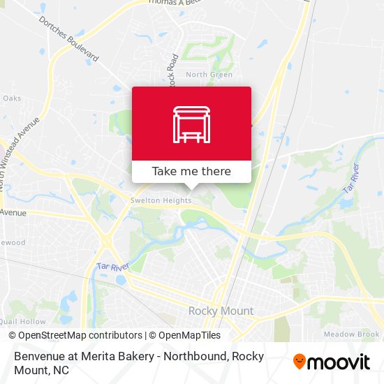 Mapa de Benvenue at Merita Bakery - Northbound
