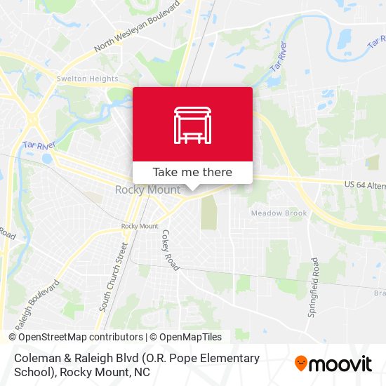 Coleman & Raleigh Blvd (O.R. Pope Elementary School) map
