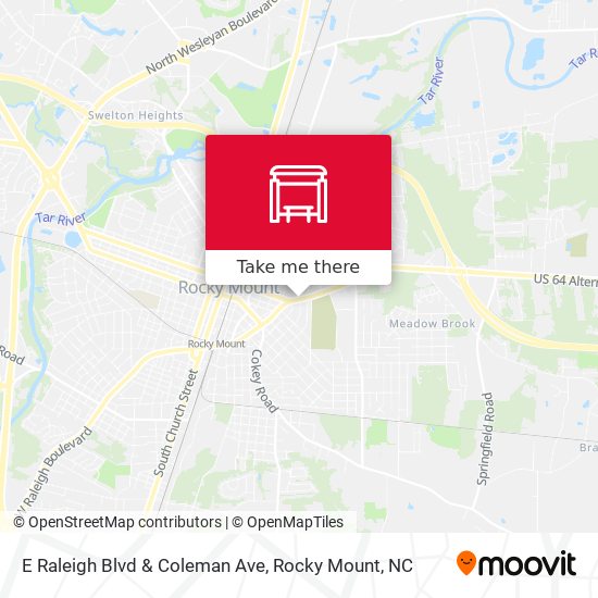 E Raleigh Blvd & Coleman Ave map