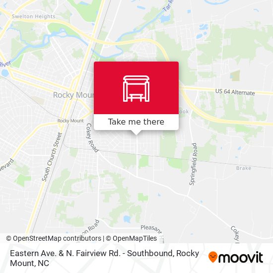 Eastern Ave. & N. Fairview Rd. - Southbound map