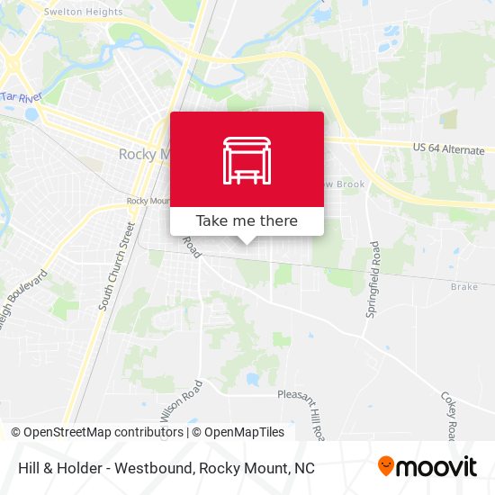 Mapa de Hill & Holder - Westbound
