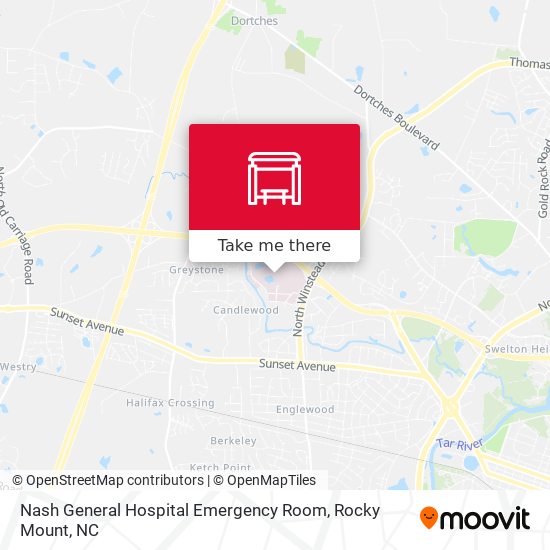 Mapa de Nash General Hospital Emergency Room