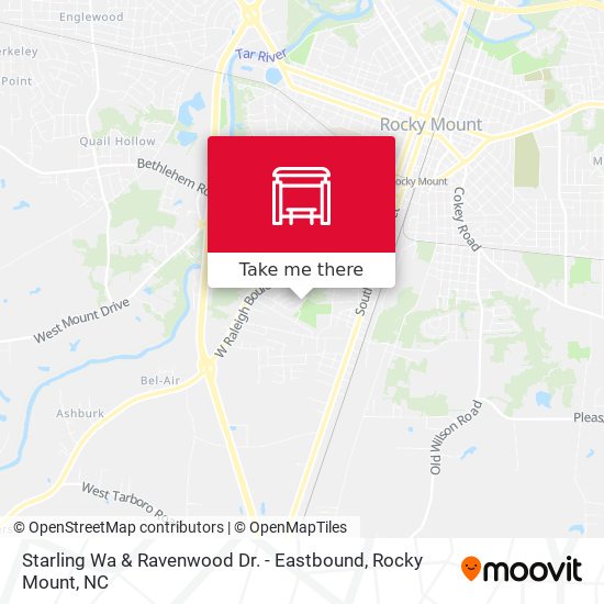 Starling Wa & Ravenwood Dr. - Eastbound map