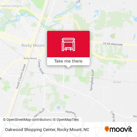 Oakwood Shopping Center map