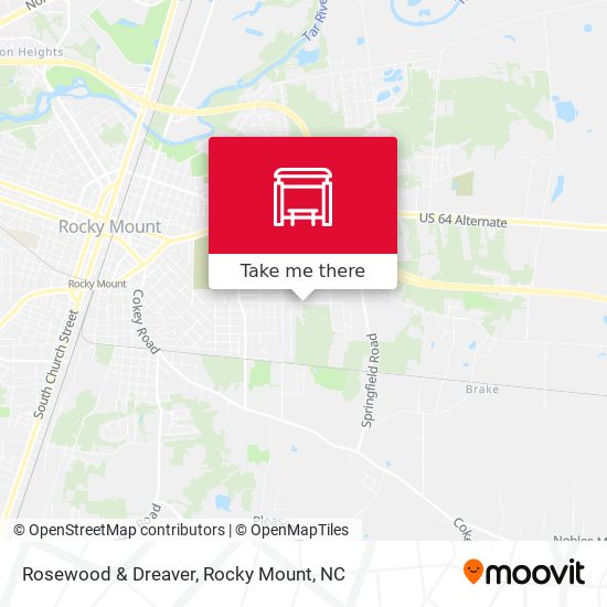 Rosewood & Dreaver map