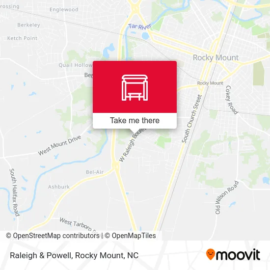 Raleigh & Powell map