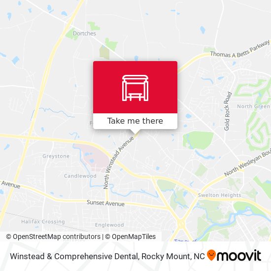 Winstead & Comprehensive Dental map