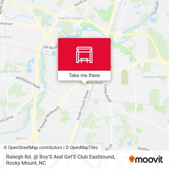 Raleigh Rd. @ Boy’S And Girl’S Club Eastbound map