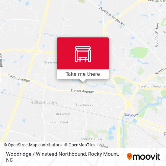 Mapa de Woodridge / Winstead Northbound