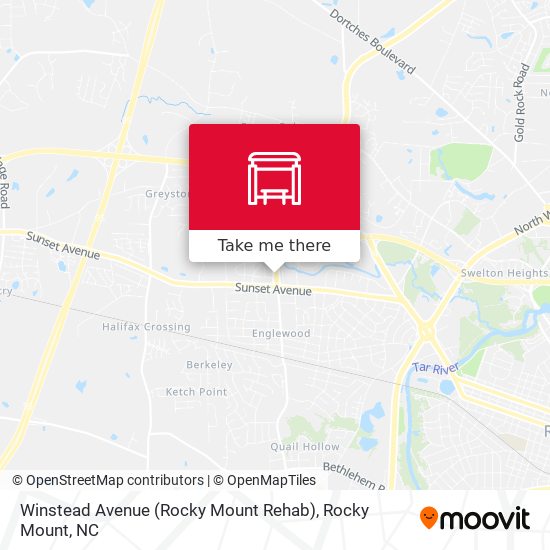 Winstead Avenue (Rocky Mount Rehab) map