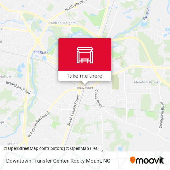 Mapa de Downtown Transfer Center