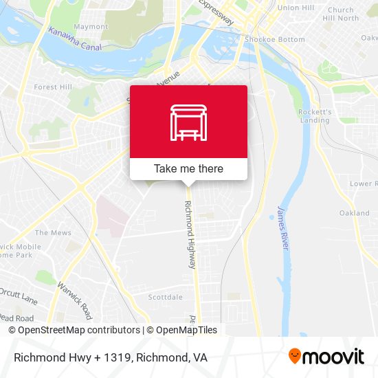 Jefferson Davis Highway Map How To Get To Jefferson Davis + 1319 In Richmond By Bus?