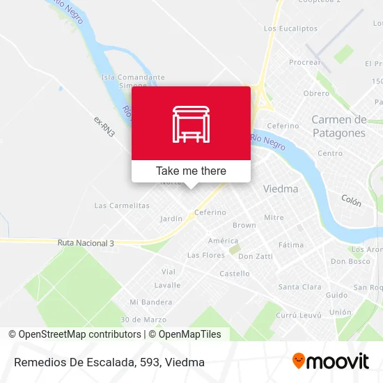 Remedios De Escalada, 593 map