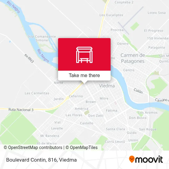 Boulevard Contin, 816 map